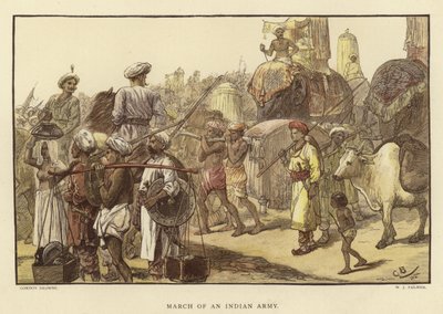 Marcha de un ejército indio de Gordon Frederick Browne